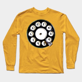 Birthday 1984, Retro Phone, 1984 Legend, Born in 1984 Long Sleeve T-Shirt